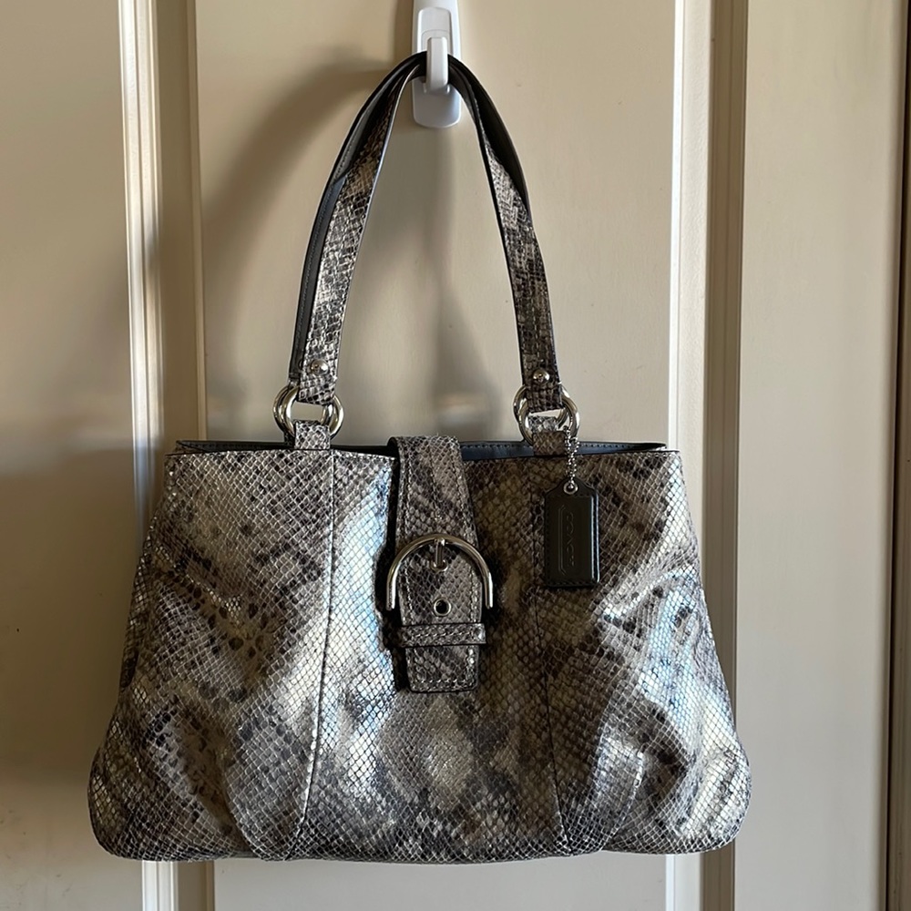 Coach Snakeskin bag